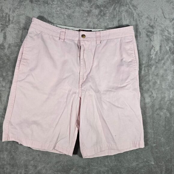 Chaps Shorts Mens 36 Pink Flat Front‎ Golf Golfing Casual Cotton Pockets - Picture 1 of 6